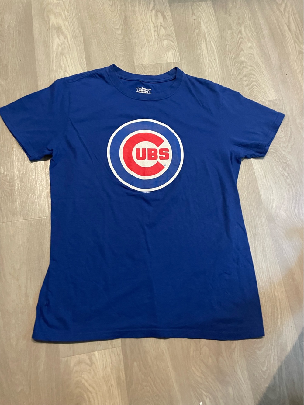 Chicago Cubs Blue‎ Logo Tee - Bold Red & White Crest Sportsgear